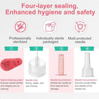 Embrace insulin pen needles individual sterile packaging display