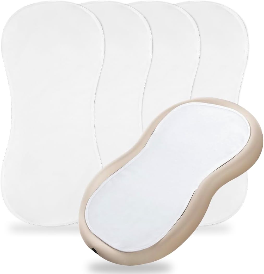 Ndahjahd thicker 4-pack waterproof changing pad liners front view