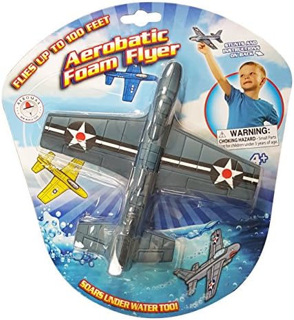 Aeromax lightweight stunt aircraft showing the flexible bendable wings for performing loops and dives