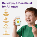 Gyumolics vegan sugar free chewable gummies bottle close-up