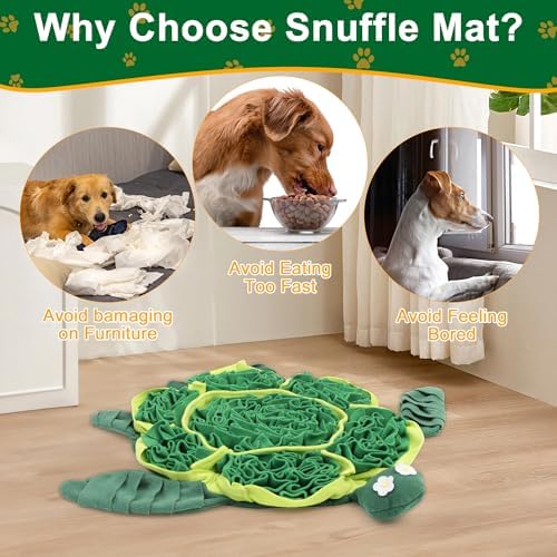 Flerdmau stress relief dog toy slow feeder
