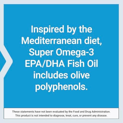 Life Extension Super Omega 3 heart and brain health dietary supplement