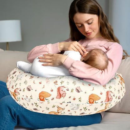 Jundetye baby nursing pillow cover for newborn support