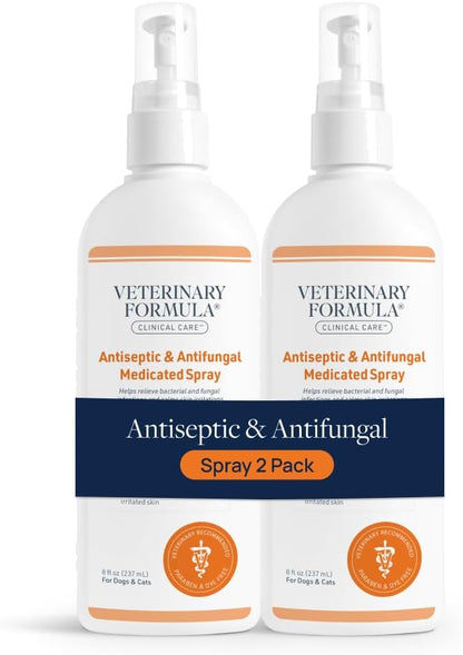 Veterinary Formula Clinical Care Antiseptic and Antifungal Medicated Spray for Dogs & Cats, 8 Fl Oz (1 Pack) - Image 12