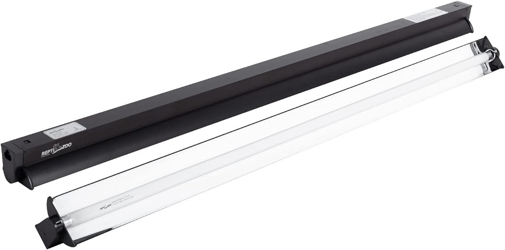 REPTI ZOO T5 HO UVB Lighting Combo Kit, Terrarium Hood Comes with Desert 10.0 UVB T5 Lamp (24W) - Image 9