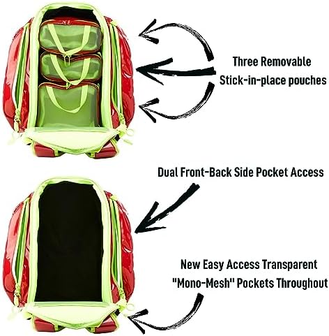 Statpacks G3+ QuickLook interior compartments organized with medical supplies for first responders.