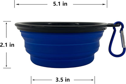 STKBES ten pack pet bowls showing the assortment of vibrant mixed colors.