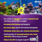 Aquatic Experts activated carbon container with fine mesh filter bag