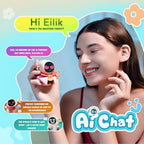 ENERGIZE LAB Eiliko Aquamarine - Your Tiny AI Charm Robot That Matches Every Daily Outfit, Fun Electronic Pendant Toys, for Couples and Best Friends. - Image 5