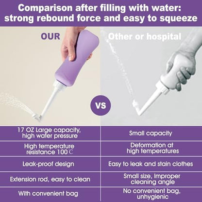Portable bidet for surgery recovery and feminine hygiene care