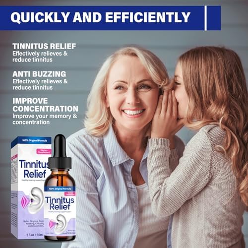 Topicy Tinnitus Relief natural ear drops packaging box layout