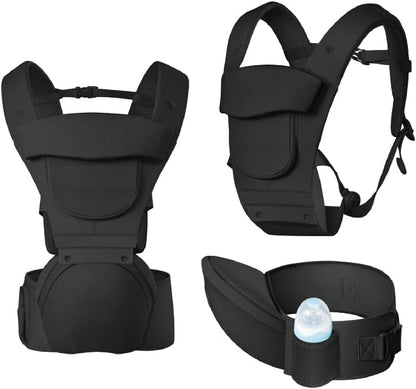 Parent using Laifarkost ergonomic baby carrier for toddler