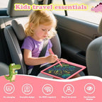 Pink EooCoo doodle board with stylus for toddler travel activity