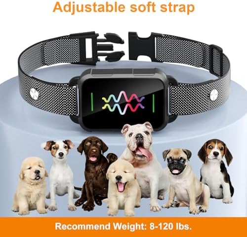 Modus adjustable smart anti barking collar packaging contents