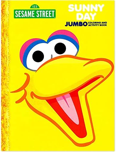Close up shot of the high quality paper texture inside the Bendon Sesame Street workbook.
