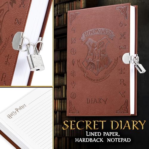 Harry Potter secret diary with UV invisible ink pen in action