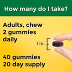 Nature Made magnesium glycinate product packaging showing daily serving size information.