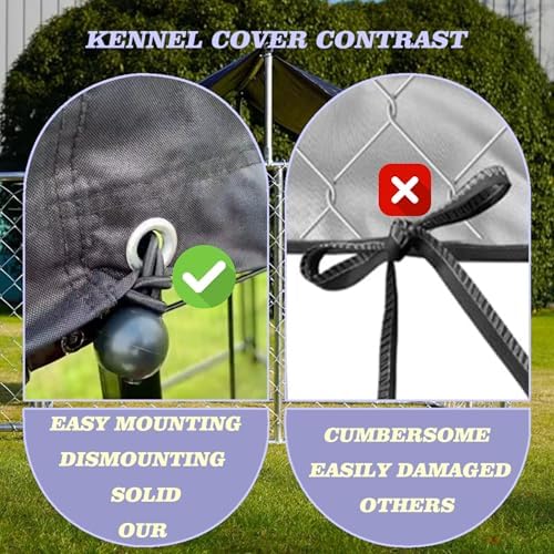 Protective fabric sleeve design on NGB cover guarding the bungee ropes from sun damage