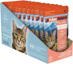 Feline Natural New Zealand Pt Wet Cat Food Pouch, High-Meat, Low-Carb, & Grain Free Cat Food Wet, Chicken & Lamb, 3 oz, Pack of 12 - Image 10