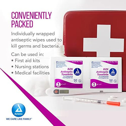 Sterile non-stinging wound cleansing wipes for sensitive skin