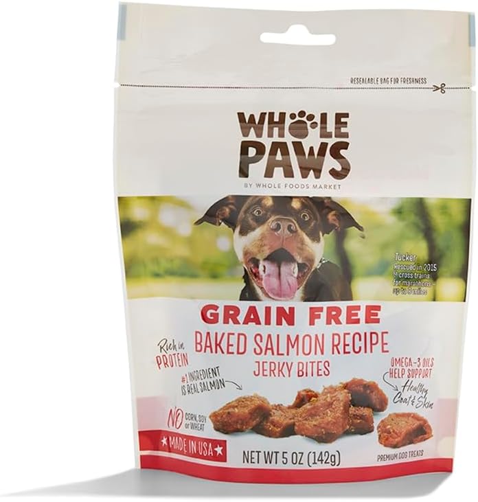 Whole Paws natural jerky bites side profile