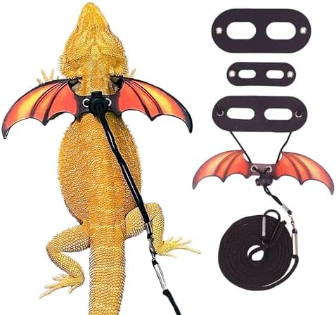 Three sizes of Adoggygo reptile harness set