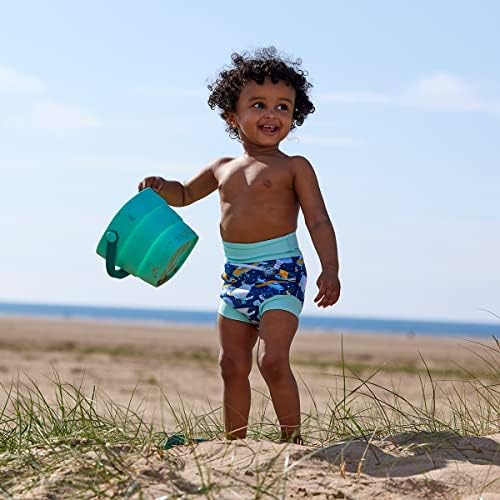 Splash About Happy Nappy Duo folded flat showing double layer system