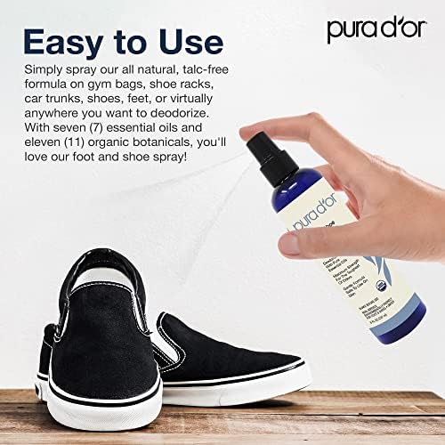 Maximum strength shoe smell remover with eucalyptus and tea tree oils