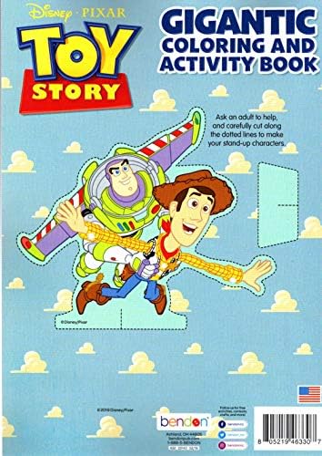 Bendon Toy Story child development maze and logic puzzle page view for early learning