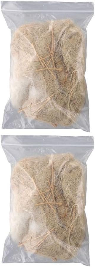Jute cotton and wool blend texture close up