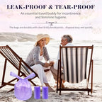 Dergik incontinence disposal bags displaying tear-off break points