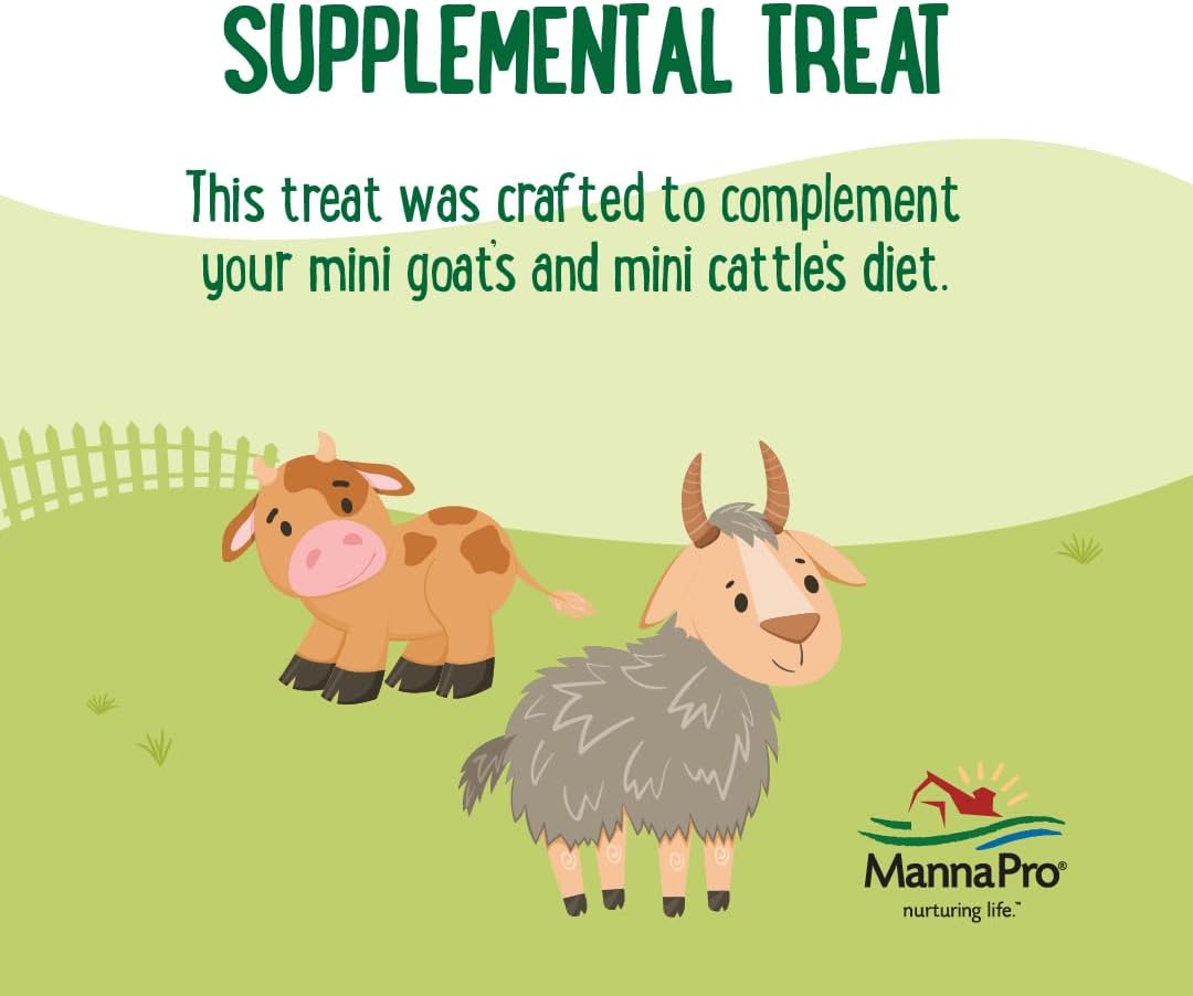 Wholesome baked snacks for small cattle nutritional label details