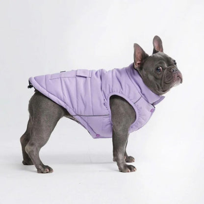 Spark Paws Dog Winter Jacket, Water-Resistant Coat, Warm Reflective Windproof Fleece-Interior, for Medium and Large Dogs - Olive - S - Image 14