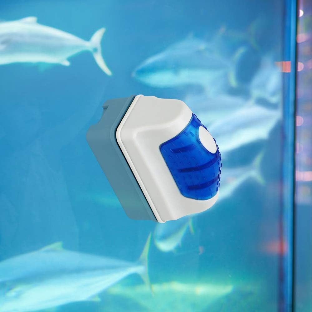 Jasonwell magnetic glass scraper showing the safe non-abrasive felt padding close up