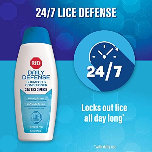 RID Daily Defense 10.1 fluid ounce bottle side view