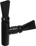 FONDOTIN fish tank double nozzle outflow fitting front view showcasing dual rotating duckbill outlets