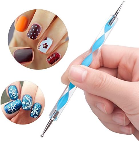 Side view of professional embossing stylus set