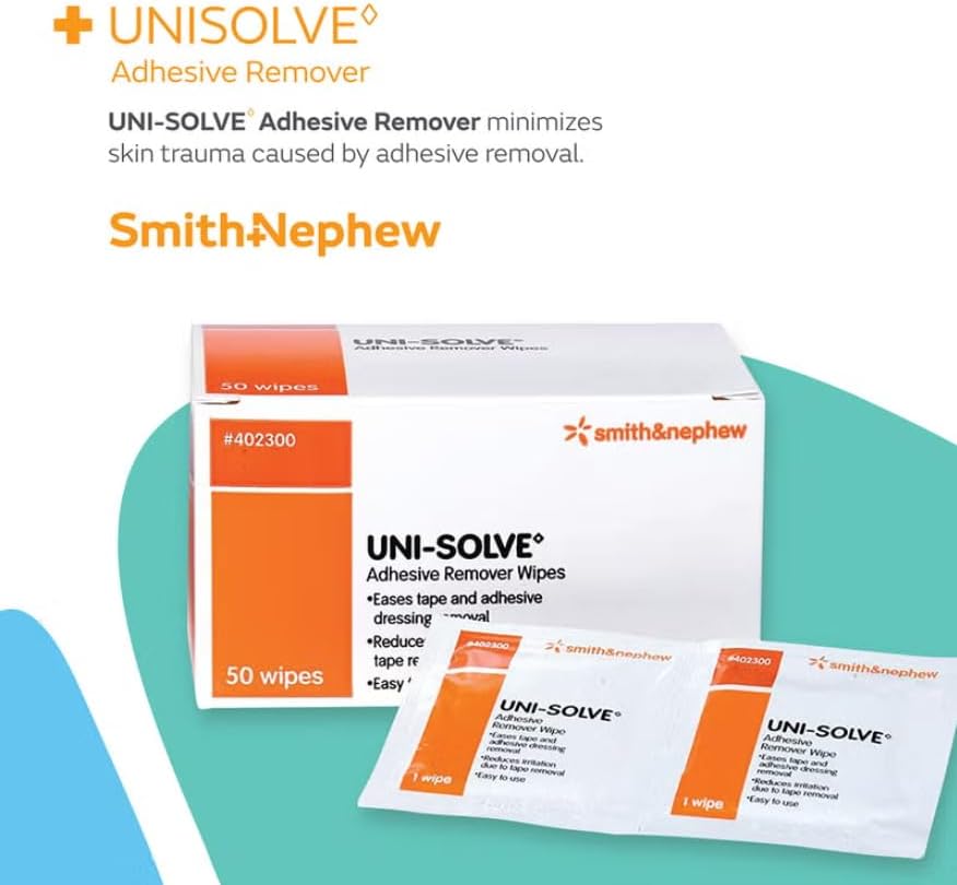 Comparison view showing the size of the 4 pack adhesive remover box set