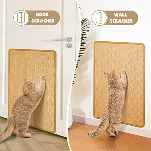 Graciadeco imported feline claw health scratching mat set of two pieces