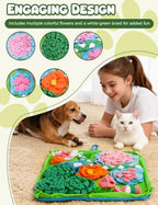 Qxsnuvvlg snuffle mat for dogs slow feeding puzzle texture