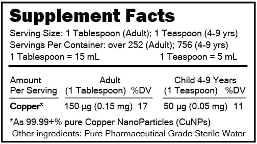 MediCOPPER blood booster supplement packaging highlighting the clear glass design and protective seal details