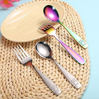 Pimoys toddler utensils set in retail packaging