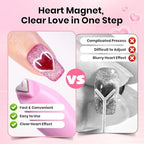Close up of 3 in 1 magnetic nail tool for gel polish