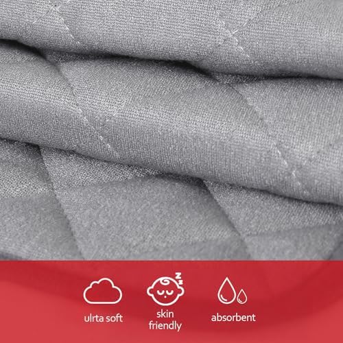 Changing pad liner placed inside a baby bassinet