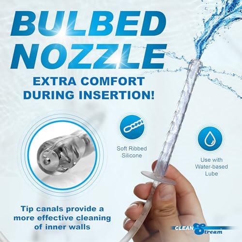 Cleanstream 300 milliliter graduated bottle with pump system for controlled cleansing