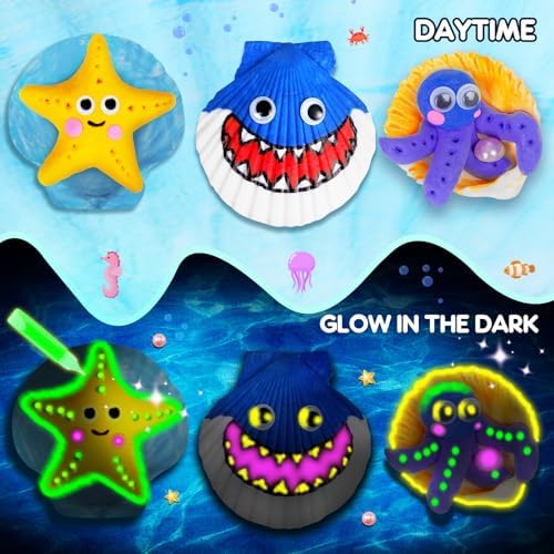 EPUMP children creative toy kit components including metallic paints, standard paints, and craft brushes spread out.