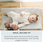 Pobibaby 2 pack changing pad covers folded together in packaging