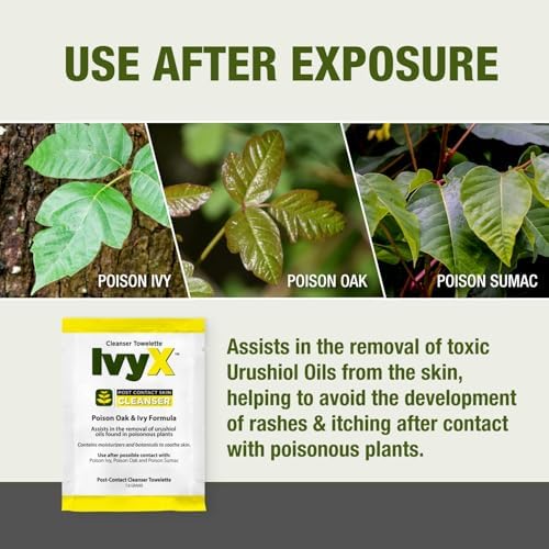 CoreTex IvyX single use individual skin cleanser packet for urushiol removal
