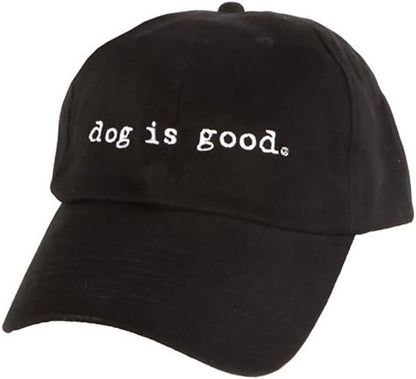 Brushed bull denim cotton texture of Dog Is Good hat