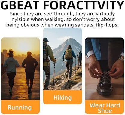 Protective toe covers demonstrating daily friction defense against corns blisters and pressure spots